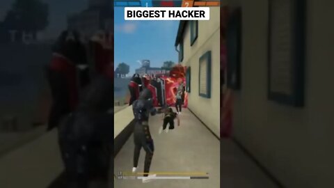 BIGGEST HACKER IN FREE FIRE - ROCK MUNNA GAMING #shorts