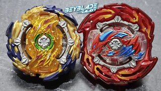 WIZARD FAFNIR .Rt.Rs SEN vs FLARE DRAGON .Ar.Pl SEN - Beyblade Burst ベイブレードバースト