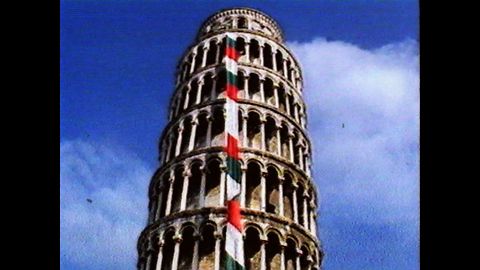 Tower of Pisa Gets Necktie