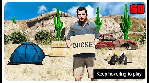 Michael Survived 24 HOURS HOMELESS in GTA 5