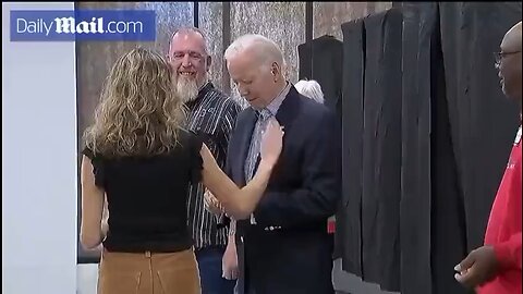 Biden gropes his granddaughter’s chest and kisses her in Delaware after her first vote at age 18