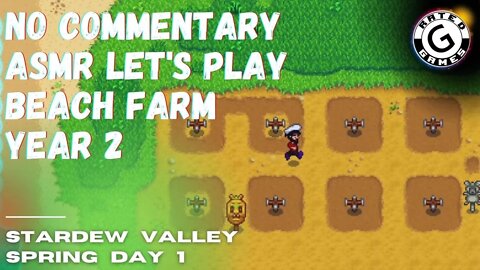 Stardew Valley No Commentary - Family Friendly Lets Play - Year 2 - Spring Day 1