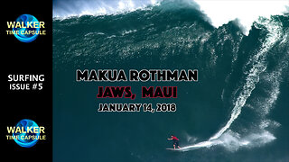 "MAKUA ROTHMAN, Jaws, Maui" Surfing Issue #5