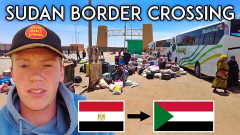 EGYPT - SUDAN BORDER CROSSING: My Insane 48 Hour Bus Journey to Sudan | Sudan Travel Vlog
