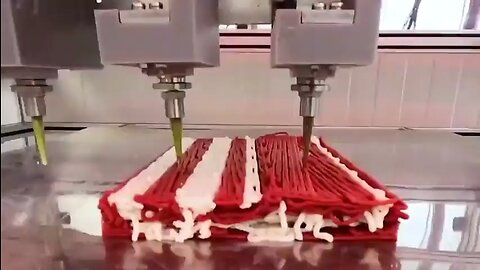 Printing meat