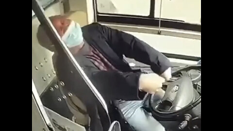 VAXXED BUS DRIVER SUFFERS A SUDDEN ILLNESS BEHIND THE WHEEL 💉(2023)