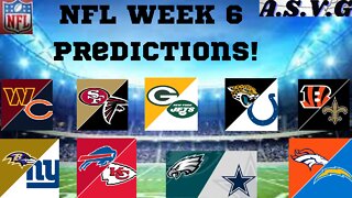 NFL PREDICTIONS - WEEK 6