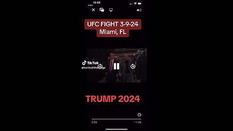 Trump At UFC