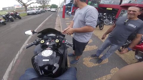 Teste drive da CBR600F (Som estranho no motor na lenta)