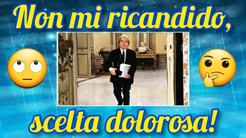 Brunetta si commuove quando dice che non si ricandida !