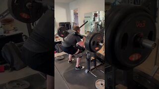 Heavy Safety Squats with Bands