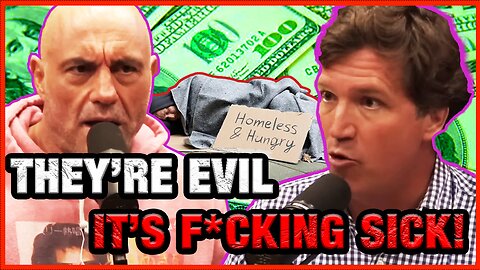 Joe Rogan and Tucker Carlson EXPOSE the HOMELESS INDUSTRIAL COMPLEX and the EVIL BEHIND IT