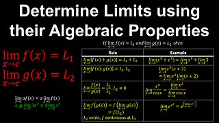 Determine Limits using their Algebraic Properties - AP Calculus AB/BC