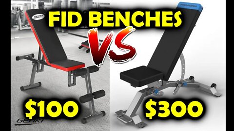 CHEAP vs EXPENSIVE Home FID Workout Weight Bench Review