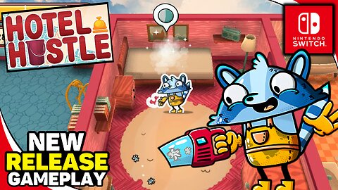 New Co-op Puzzle Game - HOTEL HUSTLE - Nintendo Switch Gameplay!