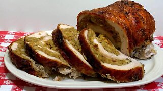 STUFFED TURKEY ROLL! A REALLY RETRO HOLIDAY!