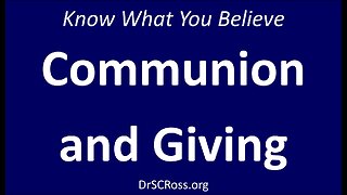 Communion and Giving