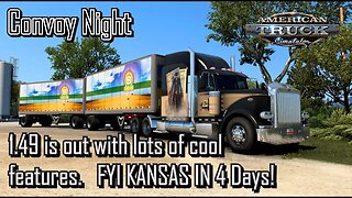 American Truck Simulator - Pony Express Convy Night