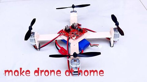 How to make mini drone at home // how to make mini helicopter // how to make mini quadcopter at home