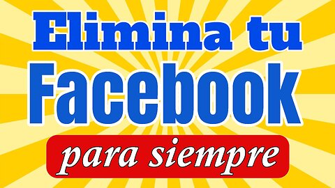 Como Eliminar Cuenta de Facebook Definitivamente