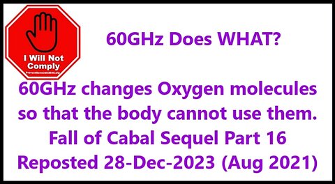 60GHz Oxygen Molecule! Suffocation!!!💯