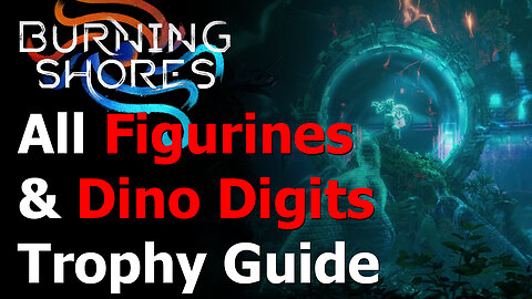 Horizon Burning Shores - All 5 Pangea Figurine Locations - Dino Digits Quiz Trophy Guide