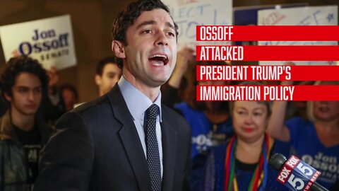 GEORGIA, HOLD THE LINE - OSSOFF'S INSANE OPEN BORDERS IMMIGRATION IS AN ATTACK ON ALL OF AMERICA!