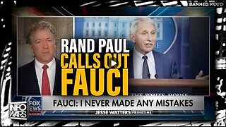 Senator Rand Paul Calls Out Fauci for Crimes Against Humanity