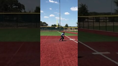 Playing first base (1B) on turf [8yr]