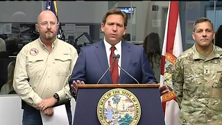 Governor Ron DeSantis holds press conference ahead of Tropical Storm Nicole