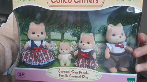 UNBOXING CALICO CRITTERS CARAMEL DOG FAMILY!! And triple bunk beds!🐶🌈