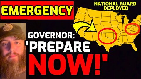 Gov- 'PREPARE NOW!!' ⚠️ NATIONAL GUARD DEPLOYED - STATE EMERGENCY DECLARED (shtf)