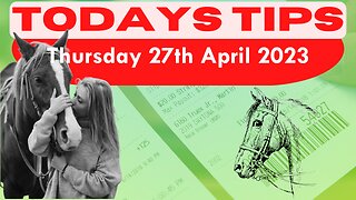 Thursday 27th April 2023 Super 9 Free Horse Race Tips #tips #horsetips #luckyday