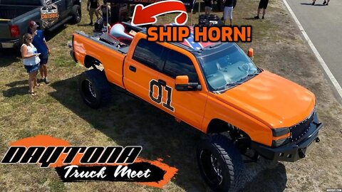 The SHIP HORN almost got us BANNED at Daytona Truck Meet!