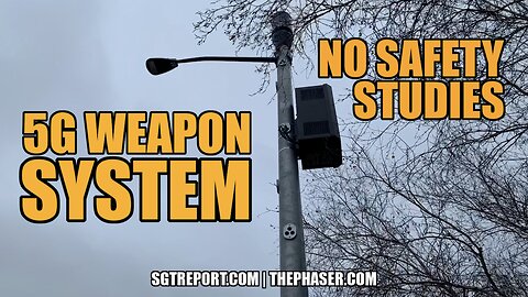 5G DEATH TOWER WEAPON SYSTEM IS HERE W/ *NO SAFETY STUDIES*