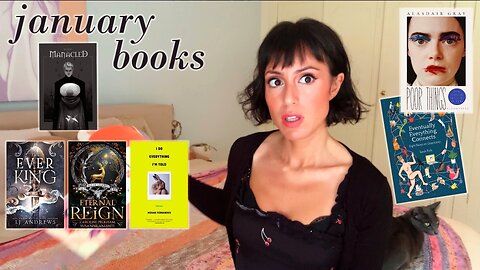 dark romances, fae pirates, nude scribbles, mother frankenbabies & more books | january reading vlog