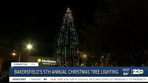 The City of Bakersfield celebrated its fifth annual Christmas Tree Lighting event