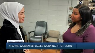 Afghan Women Refugees Working at St.John