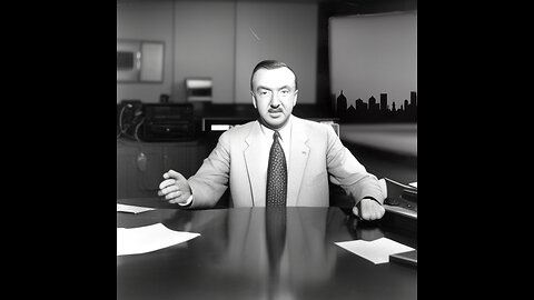 Walter Cronkite Does Not Like his Hands