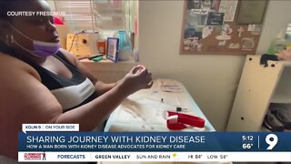 Kidney disease survivor spreads message of hope
