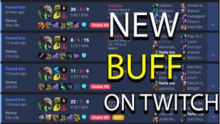 Abusing new BUFF on Twitch patch 12.19 - League Of Legends