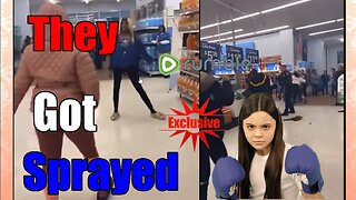 Walmart Fight With Pepper Spray on it