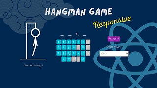 Just Play Hangman with me using React JS