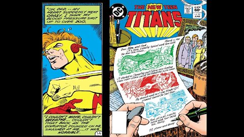 The New Teen Titans #20 The Growth Of Wally West- Why We Love Him- Flashback From The Stash