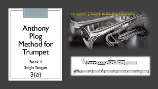 🎺🎺 Anthony Plog - Method for Trumpet - Book 4 Single Tongue Exercises 03(a)