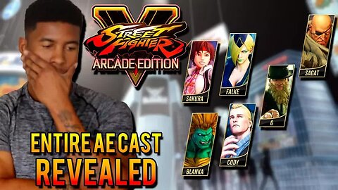 Street Fighter V ARCADE EDITION SAKURA TRAILER CINEMATIC OPENING THOUGHTS [Low Tier God Reupload]