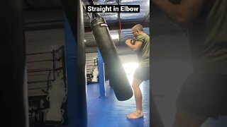 Straight in Muay Thai Elbow