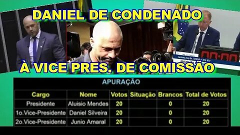 SUPREMO DERROTADO, DANIEL SILVEIRA DE CONDENADO PELO STF VIROU VICE PRES. DE COMISSÃO DE SEGURANÇA