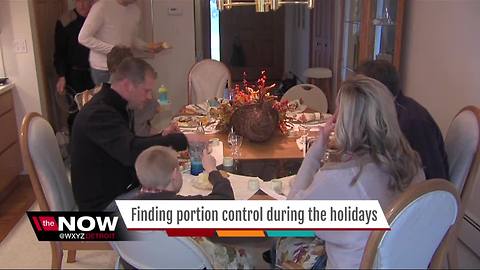 Want to avoid putting on pounds this holiday season? Try portion control