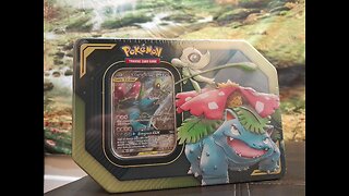 Pokemon Tag Team GX Tin Opening Celebi and Venusaur